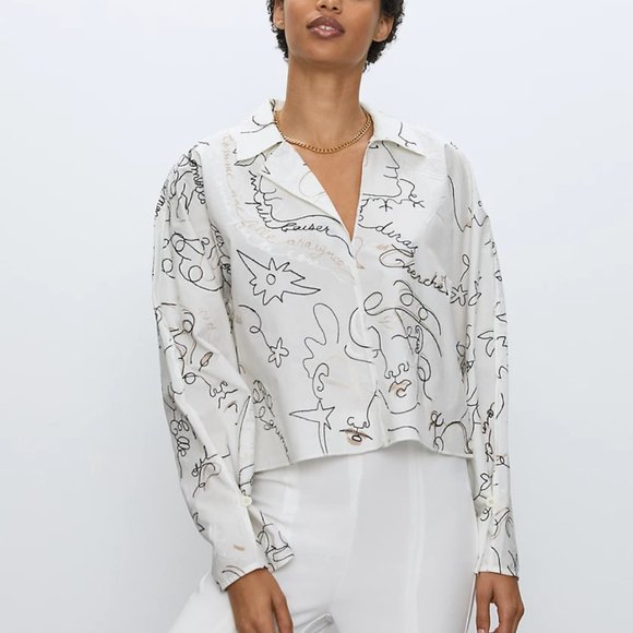 Aritzia Babaton Martin Blouse - Picture 3 of 4